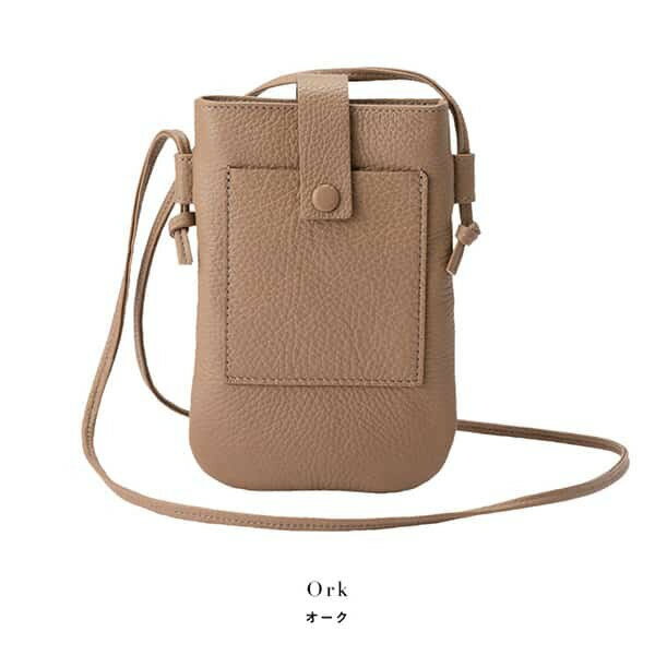 【ふるさと納税】豊岡鞄 ミニポシェット CITG-022 オーク / itten-itten イッテンイッテン ブランド 本革 レディース ミニショルダーバッグ 斜め掛け 肩掛け バッグ スマホポシェット サムネイル2