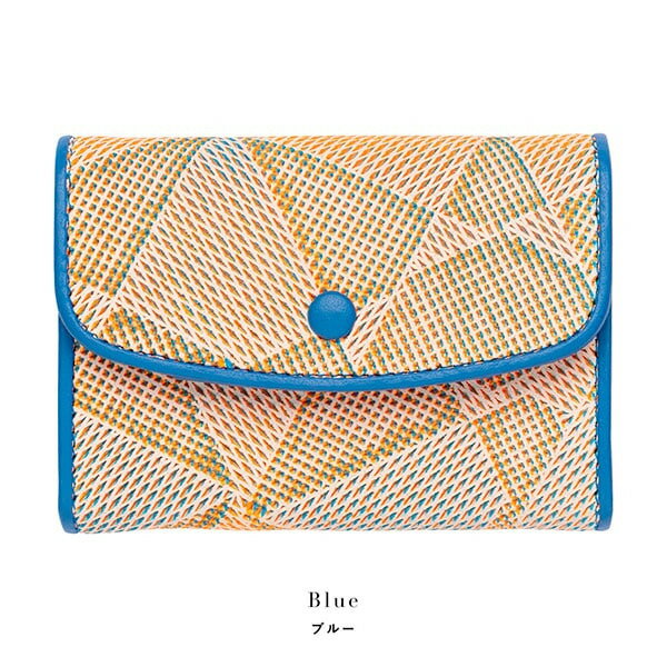 豊岡財布 フラップウォレットS CITG-025 ブルー / itten-itten イッテンイッテン ブランド 本革 レディース 財布 サイフ 小さめ