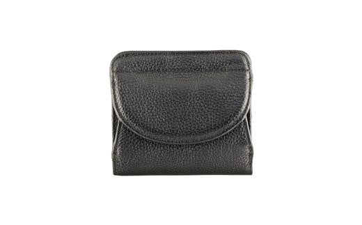 豊岡工房 牛革コンパクト財布（3903）ブラック / 財布 ウォレット
