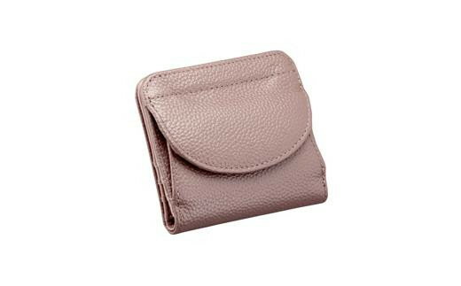 【ふるさと納税】豊岡工房 牛革コンパクト財布（3903）ピンク / 財布 ウォレット サムネイル2