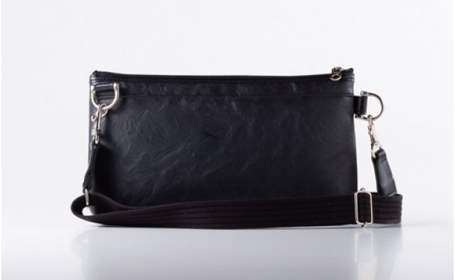 【ふるさと納税】豊岡産かばん CHRISTIAN GEORGES 横型ショルダー CG2300（08-104）ブラック / メンズ ショルダーバッグ ボディバッグ サムネイル2