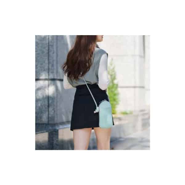 豊岡鞄 S4301 TUTUMU Pocket Suede ミント / 鞄 かばん バッグ カバン おしゃれ ショルダーバッグ