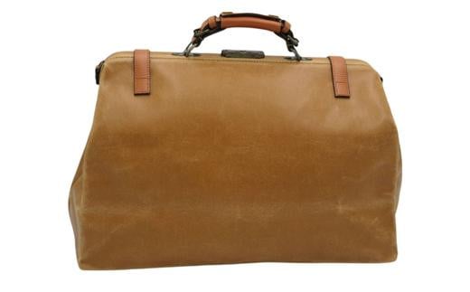 【ふるさと納税】レトロ ダレスボストンバッグ（No.1485-24）キャメル かばん バッグ ボストン ダレス式 アンティーク レトロデザイン 片手開閉可 サムネイル3