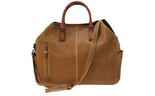 レトロ ボストンバッグ（No.1595-24） キャメル かばん バッグ ボストン レトロ 白化合皮 アンティーク加工