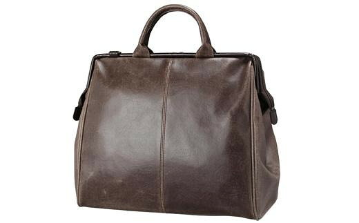 白化合皮ダレスボストン 豊岡製かばん LEGULEG 52005（チョコ） かばん バッグ ボストン ダレス式 たっぷり収納 ビジネス 旅行