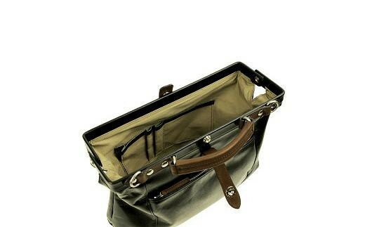 【ふるさと納税】牛革・ダレスバッグS CROSSROAD 505046（ブラック） かばん バッグ ダレスバッグ 牛革 ショルダーベルト付き サムネイル3