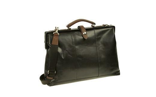 牛革・ダレスバッグL CROSSROAD 505047（ブラック） かばん バッグ ダレスバッグ 牛革 ショルダーベルト付き A4