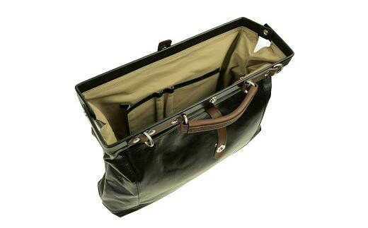 【ふるさと納税】牛革・ダレスバッグL CROSSROAD 505047（ブラック） かばん バッグ ダレスバッグ 牛革 ショルダーベルト付き A4 サムネイル3