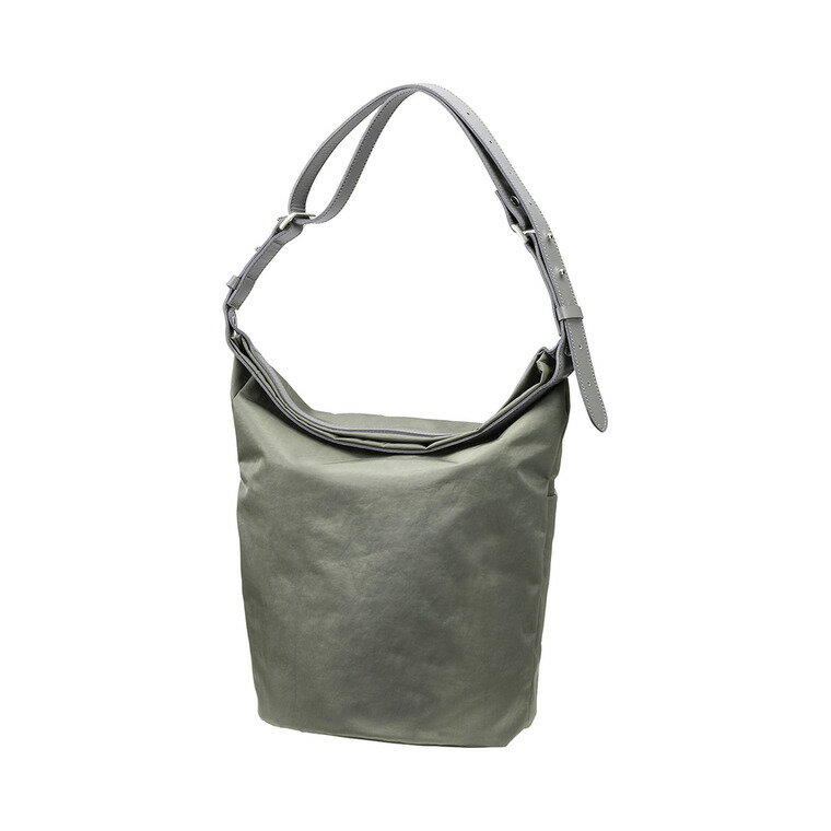 【ふるさと納税】豊岡鞄 TUTUMU colon Grinza S4800GR カーキ・グレージュ / 2way ショルダーバッグ トートバッグ 肩掛け 手提げ おしゃれ 軽量 撥水 収納力 B5ノート収納 レディース 高級感 カジュアル シンプル デザイン 無地 コロン クリンザ 木和田正昭商店 サムネイル2