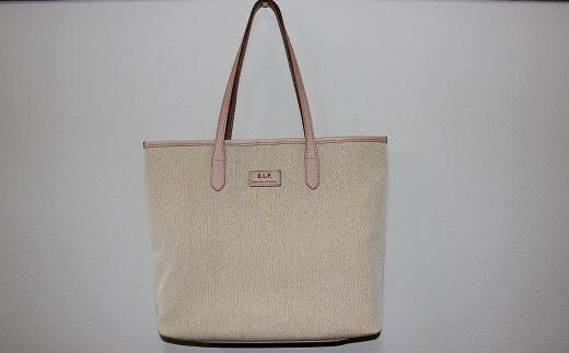 リフレッシングトートバック （イエロー） / かばん バッグ トート 先染め コットン 霜降り生地 天然素材 爽やか コンパクト 太番手 ヌメ皮