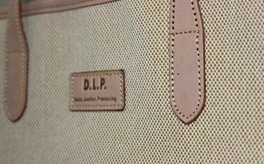 【ふるさと納税】リフレッシングトートバック （イエロー） / かばん バッグ トート 先染め コットン 霜降り生地 天然素材 爽やか コンパクト 太番手 ヌメ皮 サムネイル3