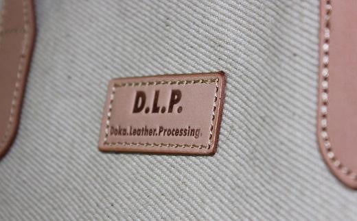 【ふるさと納税】リフレッシングトートバック （生成） / かばん バッグ トート 先染め コットン 霜降り生地 天然素材 爽やか コンパクト 太番手 ヌメ皮 サムネイル3