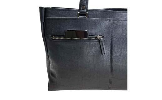 【ふるさと納税】BAGGEX 暁 トートバッグ 13-1101（ブラック） かばん バッグ トート 自立型 B4対応 アンティーク 合成皮革 サムネイル2