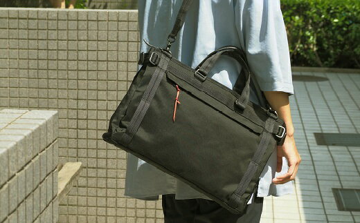 豊岡産 薄マチブリーフ CROSSROAD 501002 ブラック / ブリーフケース ショルダーバッグ 丈夫 軽量 A4サイズ対応 ビジネス カジュアル シンプル 無地 メンズ レディース ユニセックス カバン かばん バッグ 鞄 日本製 黒