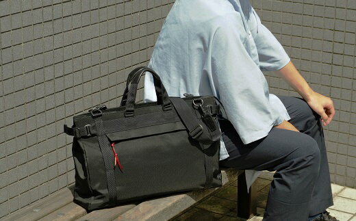 豊岡産 トート型ボストン CROSSROAD 501003 ブラック / ボストンバッグ ショルダーバッグ 丈夫 軽量 A4サイズ対応 ビジネス カジュアル シンプル 無地 メンズ レディース ユニセックス カバン かばん バッグ 鞄 日本製 黒