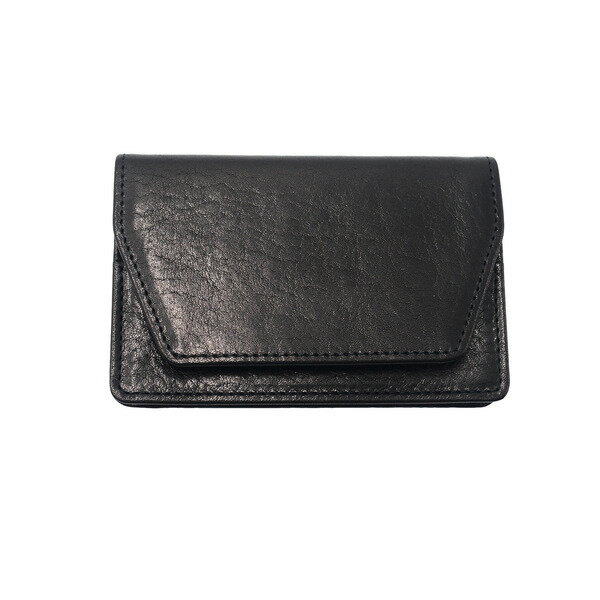 豊岡財布　AW0401　名刺入れ（ブラック） さいふ 財布 コンパクト 牛革 サスティナブル