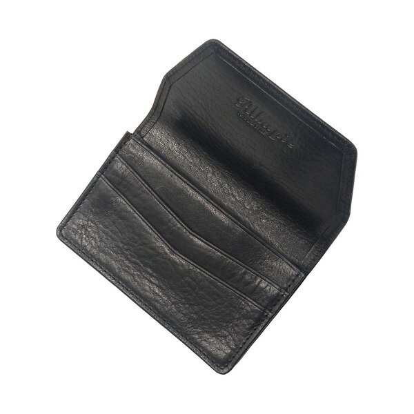 【ふるさと納税】豊岡財布　AW0401　名刺入れ（ブラック） さいふ 財布 コンパクト 牛革 サスティナブル サムネイル2