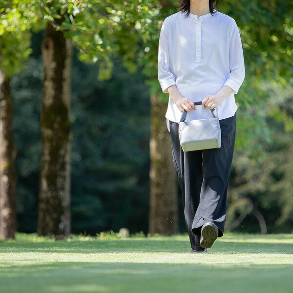 豊岡鞄 3602 ミニバッグ (パールグレー）） かばん バッグ 綺麗 スクエア型