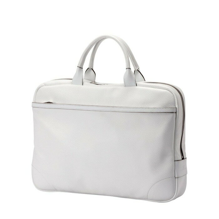 【ふるさと納税】豊岡鞄 CREEZAN ソフトブリーフケース CJTB-010 (ホワイト)/ 本革 ブリーフケース カバン ビジネスバッグ クリーザン ブランド メンズ サムネイル2