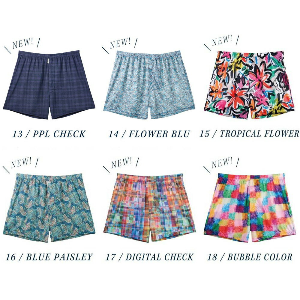 メンズ 下着 ショートトランクス 特別色 （全6種類） 枚数 サイズ カラー 選択可 / ZIVANE ジバン / 締め付け感の無い / 専用BOX付き アンダーウェア