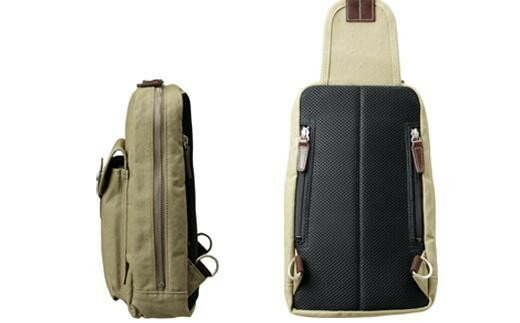 【ふるさと納税】ワンショルダーバッグ 豊岡鞄 Stitch-on ボディバッグ 52195（ベージュ） かばん バッグ ショルダー オイルレザー 認定商品 サムネイル2