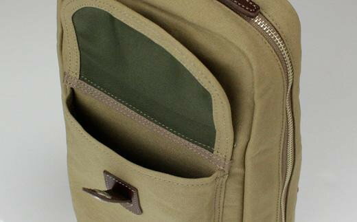 【ふるさと納税】ワンショルダーバッグ 豊岡鞄 Stitch-on ボディバッグ 52195（ベージュ） かばん バッグ ショルダー オイルレザー 認定商品 サムネイル3