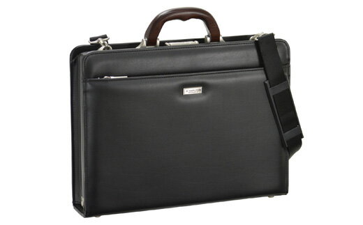 JCハミルトン 木手大開きダレス（中）（22309-01）黒 / J.C HAMILTON A4ファイルサイズ ダレスバッグ ダレス メンズ ビジネスバッグ ブリーフケース