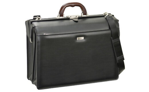 JCハミルトン 木手口開きマチ広ダレス（22307-01）黒 / J.C HAMILTON B4ファイルサイズ ダレスバッグ ダレス メンズ ビジネスバッグ ブリーフケース