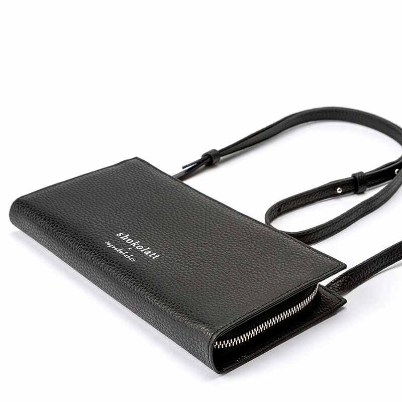 【ふるさと納税】豊岡財布 トラベルモバイルショルダーL（ブラック）/ おしゃれ カバン かばん メンズ レディース サムネイル3