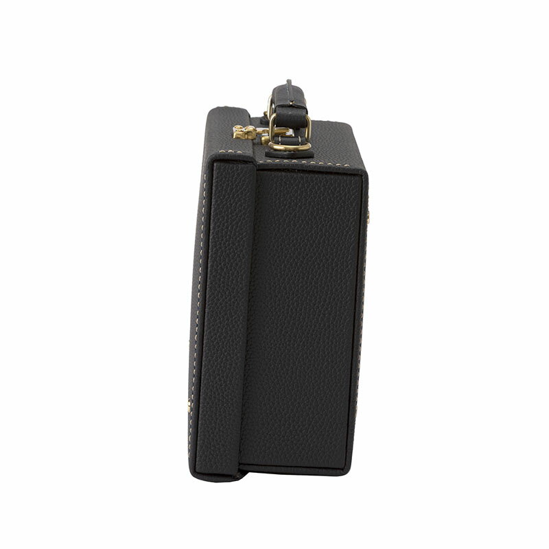 【ふるさと納税】豊岡鞄 マスミ鞄嚢 豆アタッシュケース シュリンク（ブラック）/ 本革 アタッシュケース ミニトランク メンズ レディース サムネイル2