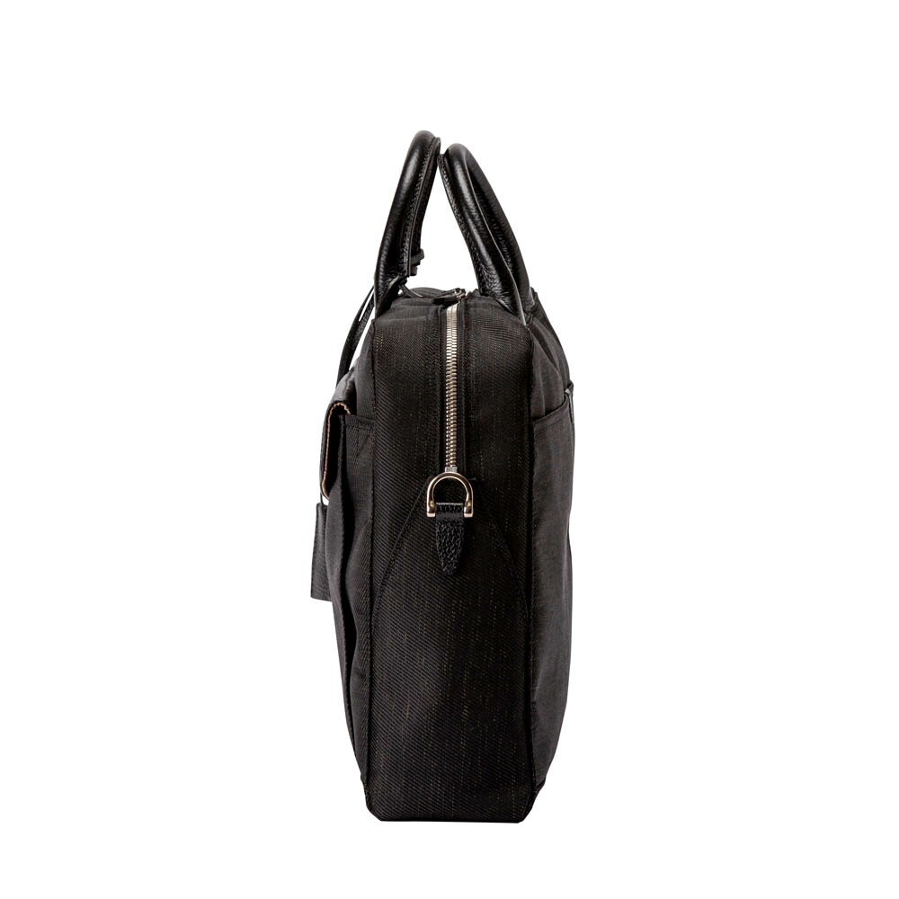 【ふるさと納税】豊岡鞄 7802 2way キャリアケースS（ブラック×ブラック）/ ALBAPIE レディース ビジネスバッグ A4クリアファイル対応 ビジネス バッグ サムネイル3