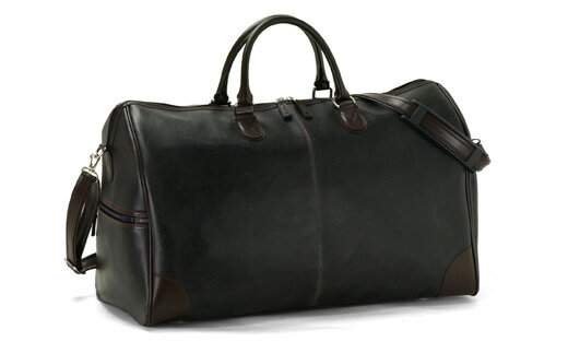 【ふるさと納税】Aハワード 白化合皮 レトロ ボストンバッグ 黒 日本製 トートバッグ メンズ 大容量 スポーツ 出張 A4 PC 旅行バッグ 旅行カバン 2泊 大きめ ゴルフ 鞄 カバン ビジネス トラベルバッグ ボストン トート ANDY HAWARD アンディハワード 10414-01 サムネイル2