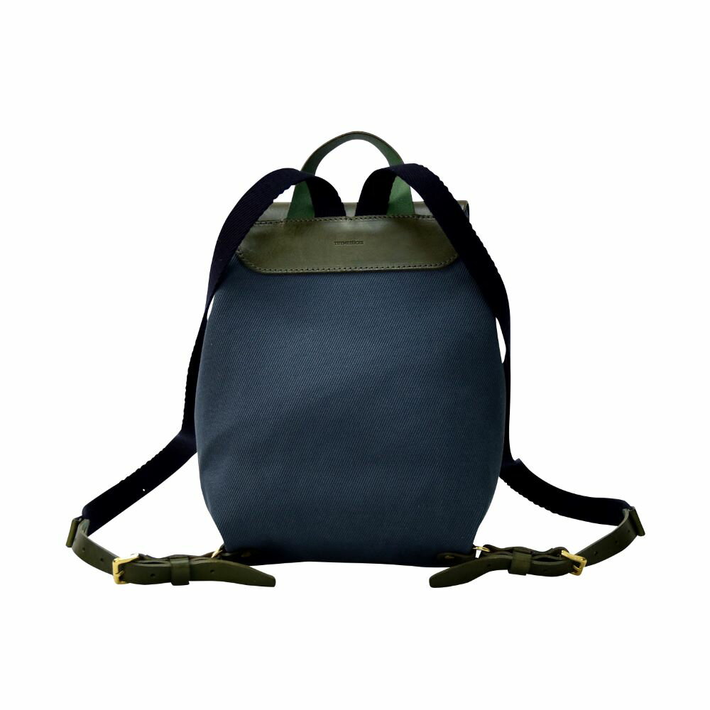 【ふるさと納税】豊岡鞄 THYMEBUCKS ELDER ミニリュック（ネイビー×オリーブ）/ タイムバックス エルダー レディース バッグ リュックサック カバン サムネイル3