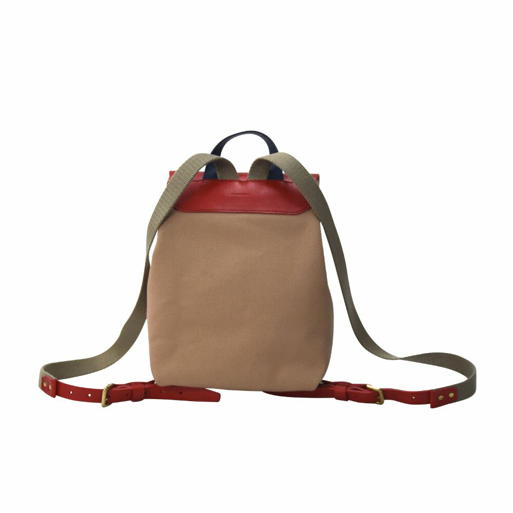 【ふるさと納税】豊岡鞄 THYMEBUCKS ELDER2 ミニリュック（ベージュ）/ タイムバックス エルダー2 レディース バッグ リュックサック カバン コンパクト サムネイル3