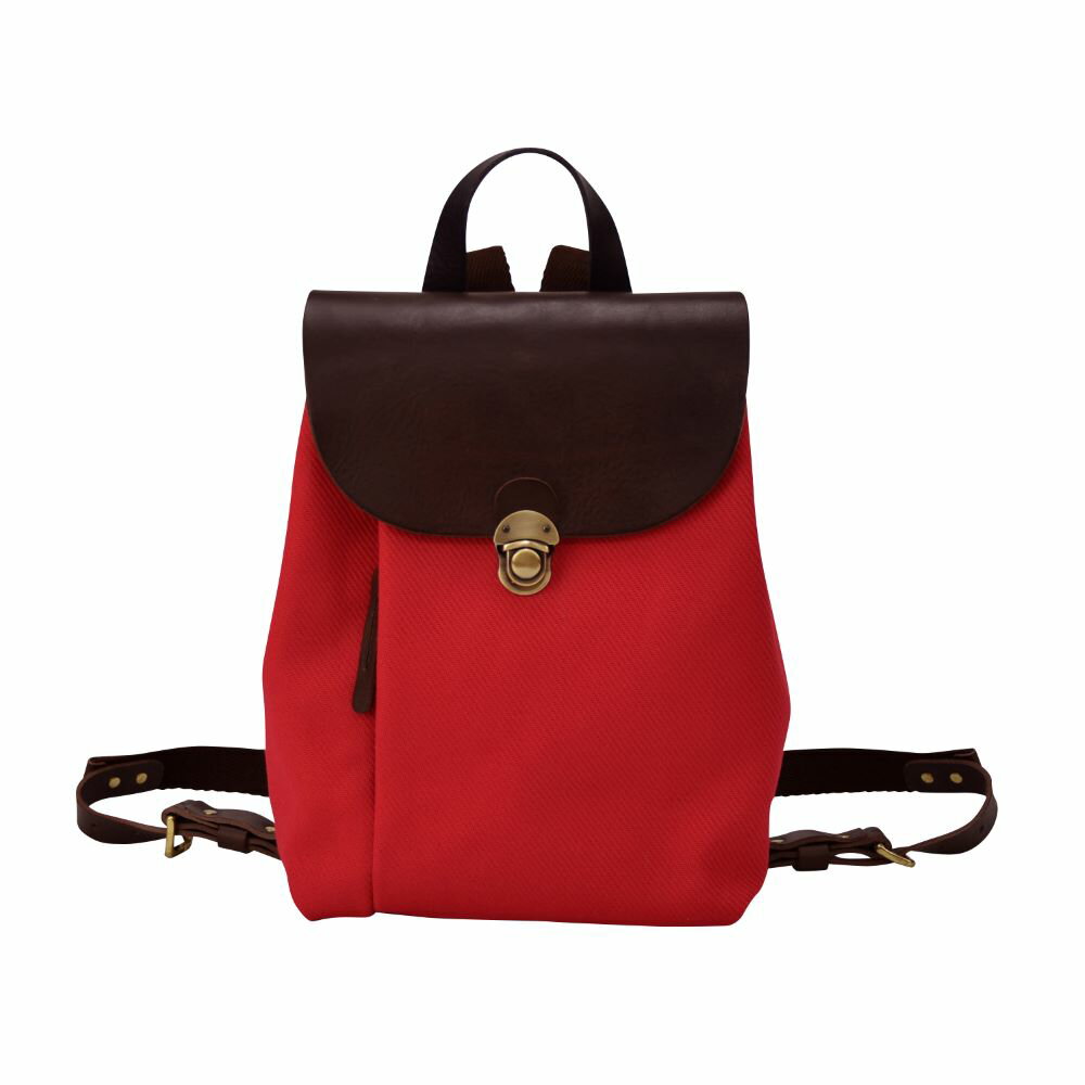 【ふるさと納税】豊岡鞄 THYMEBUCKS ELDER2 ミニリュック（アカ）/ タイムバックス エルダー2 レディース バッグ リュックサック カバン コンパクト 軽量 サムネイル2