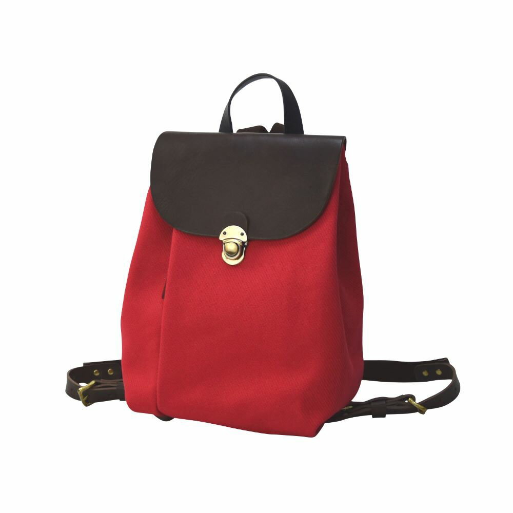 【ふるさと納税】豊岡鞄 THYMEBUCKS ELDER2 ミニリュック（アカ）/ タイムバックス エルダー2 レディース バッグ リュックサック カバン コンパクト 軽量 サムネイル3