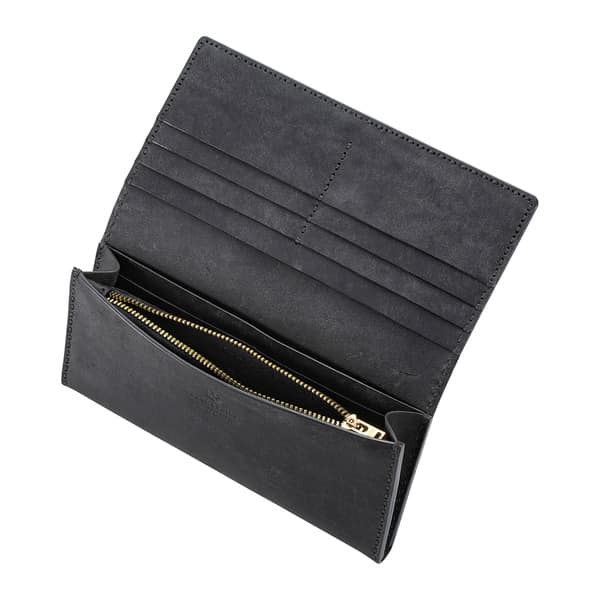 【ふるさと納税】豊岡財布 Haaki Leather 長財布 HLW300 ネロ（HLW300） / 長財布 サイフ さいふ おしゃれ 皮 革 牛皮 牛革 サムネイル3