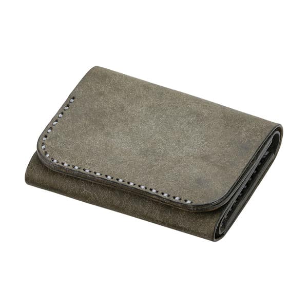 【ふるさと納税】豊岡財布 Haaki Leather ミニ財布 HLW302 グリージオ（HLW302） / ミニ財布 サイフ さいふ おしゃれ 皮 革 牛皮 牛革 サムネイル2