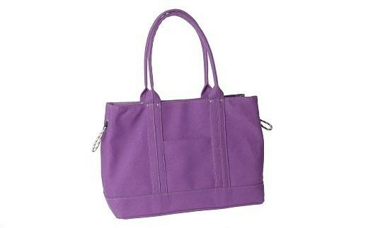 CROSSROAD 帆布トートバッグL 501091 パープル / かばん バッグ トート 帆布 頑丈 軽量 カラフル