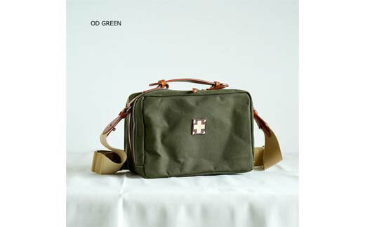木の庄帆布 キャンバスゴルフラウンド カートラック ショルダーバッグ（ODグリーン）/ Kinosho TRANSIT Bon Voyage CART LUCK BAG18merci ゴルフ ラウンドバッグ カバン 鞄 メンズ レディース グリーン 緑色