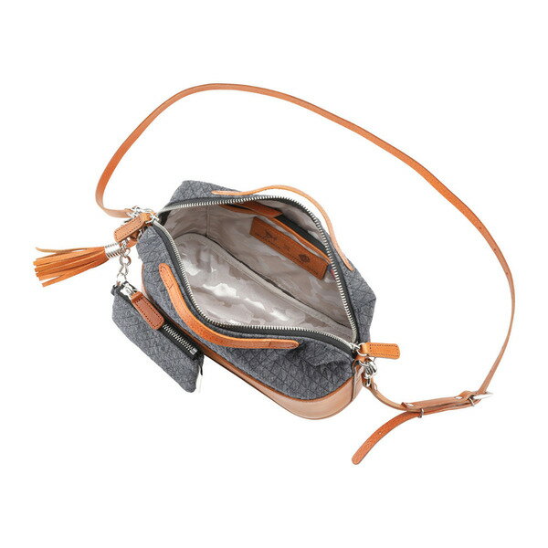 【ふるさと納税】豊岡鞄 anti-mode style QUILT SD キャメル ポーチ付き / 手提げ ショルダーバッグ 2way レディース バッグ サムネイル2