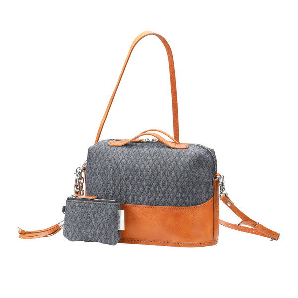 豊岡鞄 anti-mode style QUILT SD キャメル ポーチ付き / 手提げ ショルダーバッグ 2way レディース バッグ
