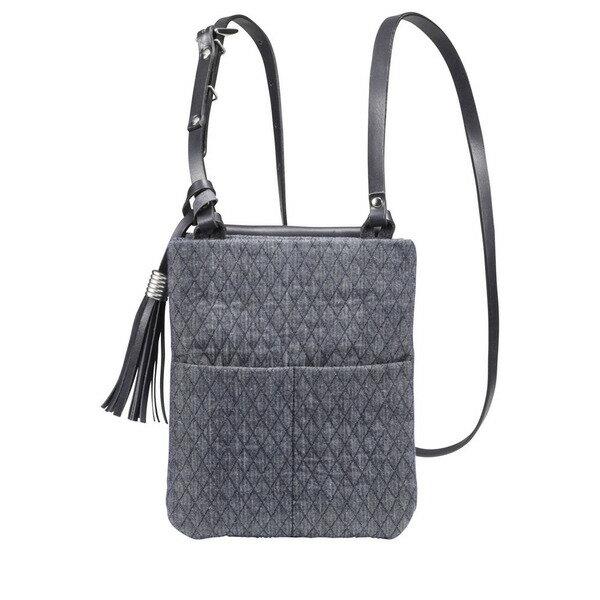 【ふるさと納税】豊岡鞄 anti-mode style QUILT ポシェット ブラック / スマホショルダー スマホポシェット ワンマイルミニショルダーバッグ レディース 斜め掛け 肩掛け サムネイル3