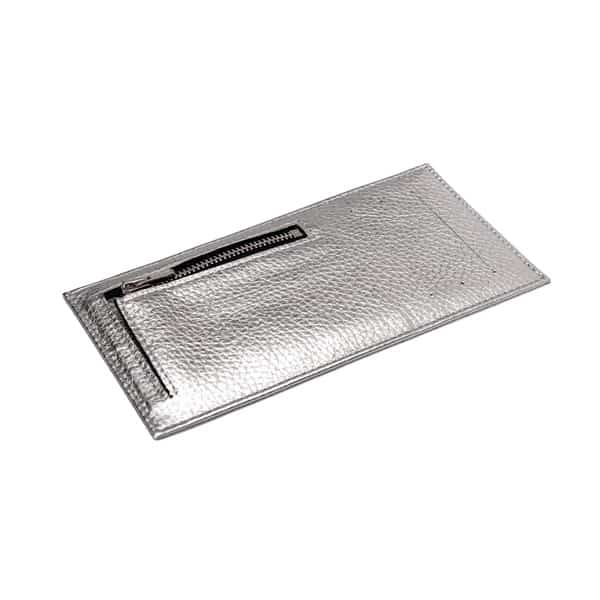 【ふるさと納税】豊岡財布 Shokolatt XXS フラグメントケース シルバー / カードケース メンズ レディース ミニマル 財布 サイフ 革小物 本革 サムネイル2