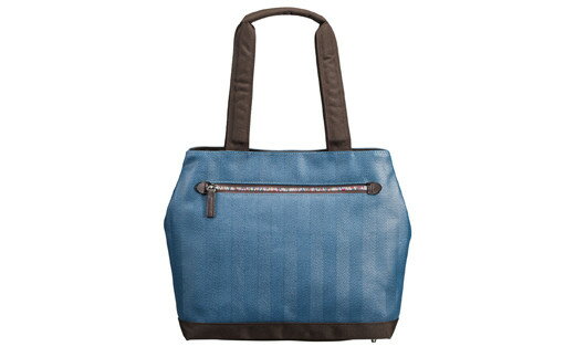 豊岡鞄 カラフルアイトート(24-417） 紺 かばん バッグ トート へリンボン柄 軽量 高強度