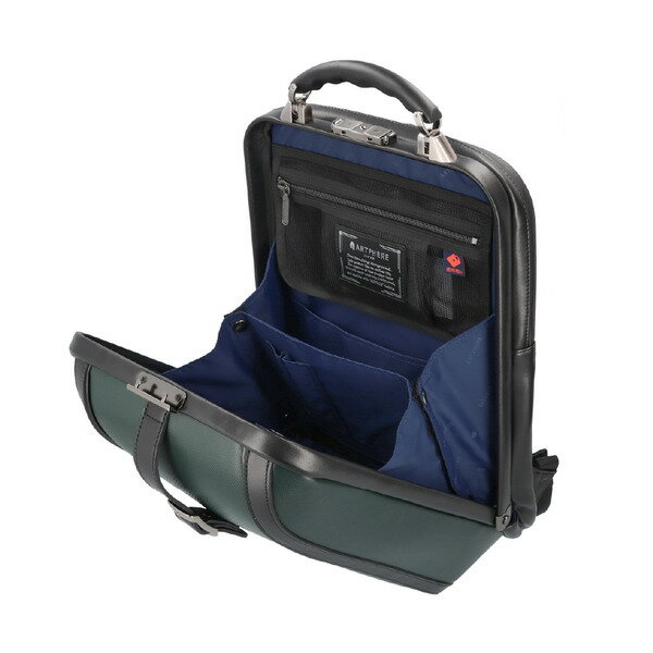 【ふるさと納税】豊岡鞄 ARTPHERE アートフィアー ニューダレス タッチタフ F6 DS6-TT グリーン / ダレスバッグ キャリーオンバッグ ビジネスバッグ 手持ち ビジネス リュック 2way 鞄 カバン A4サイズ 16インチPC メンズ レディース【在庫がなくなり次第終了】 サムネイル3