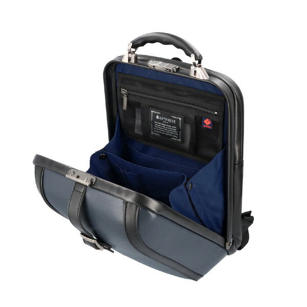 【ふるさと納税】豊岡鞄 ARTPHERE アートフィアー ニューダレス タッチタフ F6 DS6-TT ネイビー / ダレスバッグ キャリーオンバッグ ビジネスバッグ 手持ち ビジネス リュック 2way 鞄 カバン A4サイズ 16インチPC メンズ レディース【在庫がなくなり次第終了】 サムネイル3