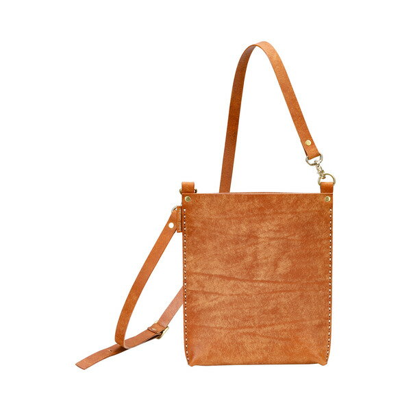 【ふるさと納税】豊岡鞄 haaki Leather SDバッグ HLB101 コニャック/ KOMOREBI 木和田正昭商店 牛皮革 革 ショルダーバッグ レディース 高級 おしゃれ バッグ かばん カバン 鞄 シンプル デザイン ハンドメイド ブラウン 茶色 サムネイル2