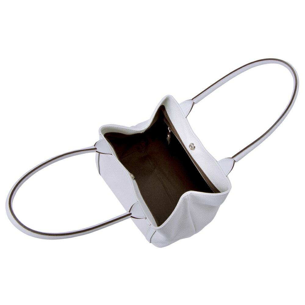 【ふるさと納税】豊岡鞄 CREEZAN スクエアトート CJTE-026 (ホワイト)/ 本革 カバン クリーザン ブランド メンズ レディース サムネイル3