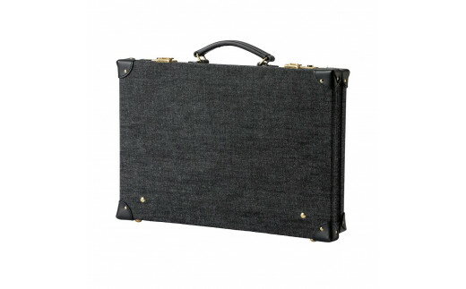 【ふるさと納税】豊岡鞄　漁網デニム　カブセトランクM　KT04GMD（ネイビー） / デニム A4収納可 スリム スマートおしゃれ バッグ カバン かばん 海を守る サムネイル2